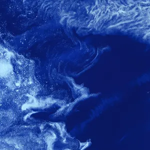 Royal Blue Abstract Dusty Art Wallpaper