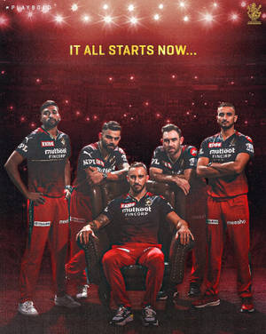 Royal Challengers Bangalore Sitting Wallpaper