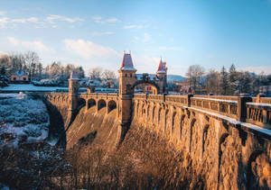 Royal Forest Dam Czech Republic Wallpaper