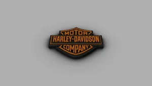 Rubber Harley Davidson Logo Wallpaper