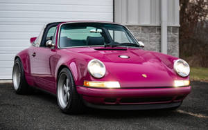 Ruby Stone Red Singer Porsche Wallpaper