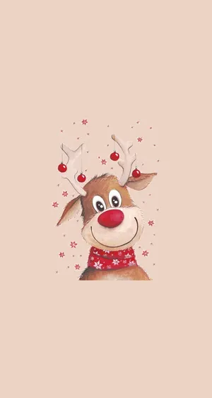 Rudolph Christmas Phone Wallpaper