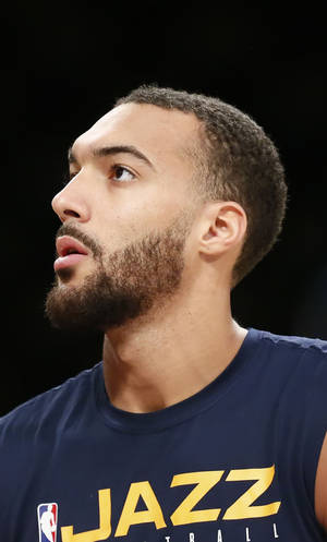 Rudy Gobert Close Up Profile Wallpaper