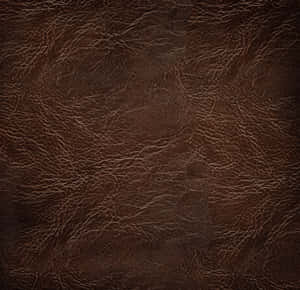 Rugged Brown Leather Texture With Line Marks Wallpaper