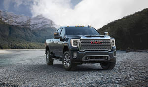 Rugged Power Meets Gracious Style - Gmc Pickup Truck Wallpaper