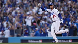 Running Cody Bellinger Focus Shot Wallpaper
