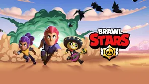 Running Trio In Brawl Stars Wallpaper