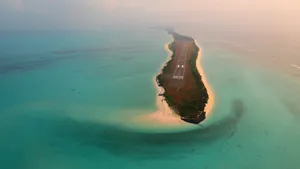 Runway In An Island Wallpaper