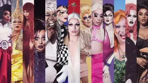 Rupaul's Drag Race Vertical Photo Collage Wallpaper