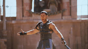 Russell Crowe Maximus Entertainment Wallpaper