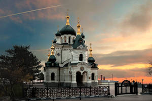 Russia Black Foros Church Wallpaper