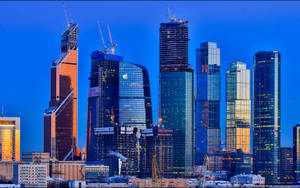 Russia Blue Cityscape Wallpaper