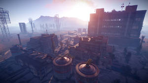 Rust Industrial Site Wallpaper