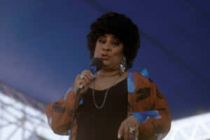 Ruth Brown Singing Performance Wallpaper