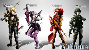Rwby Battlefield Crossover Team Jnpr Wallpaper