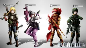 Rwby Battlefield Crossover Team Jnpr Wallpaper