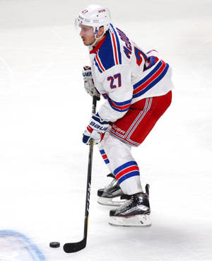 Ryan Mcdonagh Ice Hockey Control Puck Wallpaper