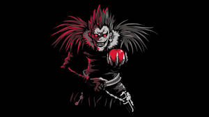 Ryuk Holding An Apple Wallpaper