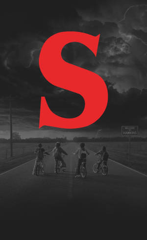 S For Stranger Things Poster Wallpaper