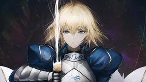 Saber Fate Stay Night Summoning Sword Wallpaper
