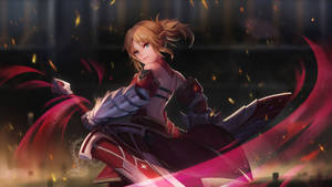 Saber Of Red From Fate Wallpaper