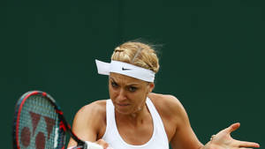 Sabine Lisicki Focused Expression Wallpaper