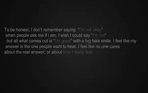 Sad Aesthetic Quote No One Cares Wallpaper