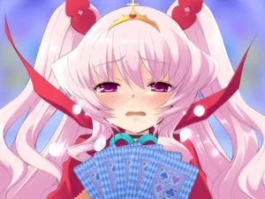 Sad Anime Girl Gambler Wallpaper