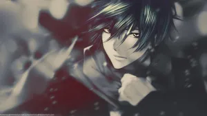 Sad Anime Man In Scarf Wallpaper