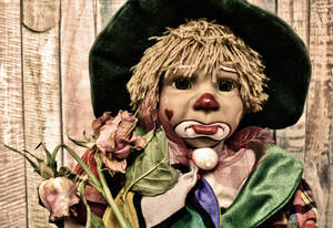 Sad Clown Doll Wallpaper