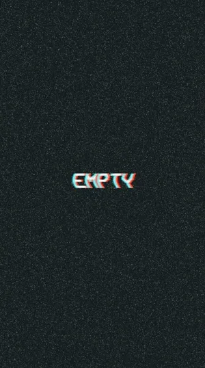 Sad Empty Static Iphone Wallpaper