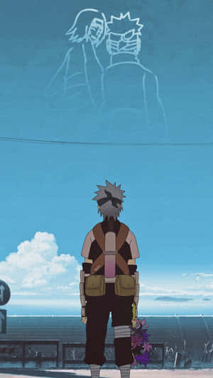 “sad Kakashi Reflecting On His Pain” Wallpaper