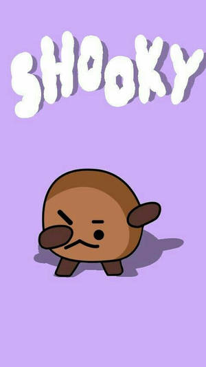 Sad Shooky Bt21 Wallpaper