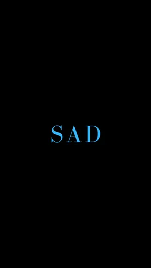 Sad Text In Black Wallpaper