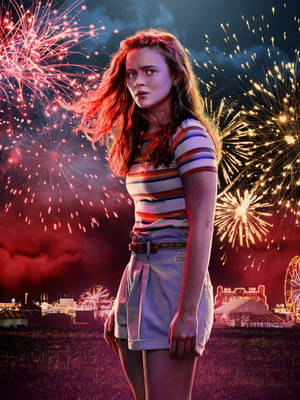 Sadie Sink At The Carnival Wallpaper