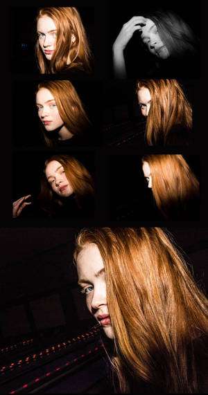 Sadie Sink In Different Photo Wallpaper