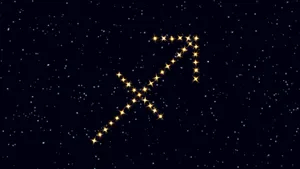 Sagittarius Zodiac Arrow Star Symbol Wallpaper