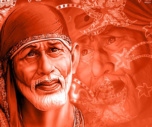 Sai Baba Sophisticated Art 4k Wallpaper