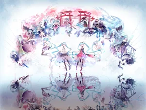 “sakura Miku – A Beautiful, Anime-inspired Video Game Character” Wallpaper