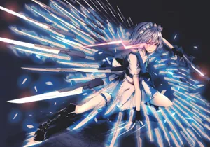 Sakuya Izayoi From Touhou Project Game Wallpaper