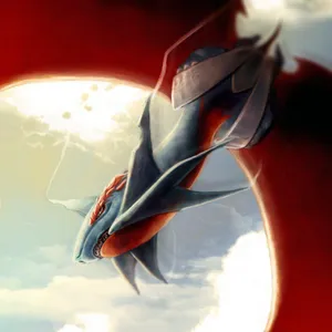 Salemence Flying In The Sky Wallpaper