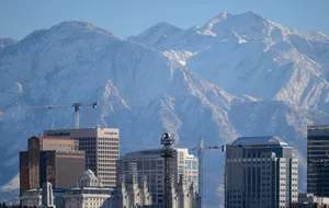 Salt Lake City Rocky Mountains Wallpaper