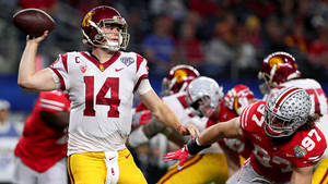 Sam Darnold Football Quarterback Game Wallpaper