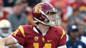 Sam Darnold Usc Sideview Wallpaper