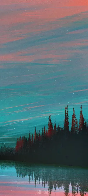 Samsung A71 Oil Art Wallpaper