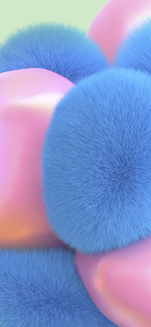 Samsung Galaxy S20 Furry Ball Wallpaper