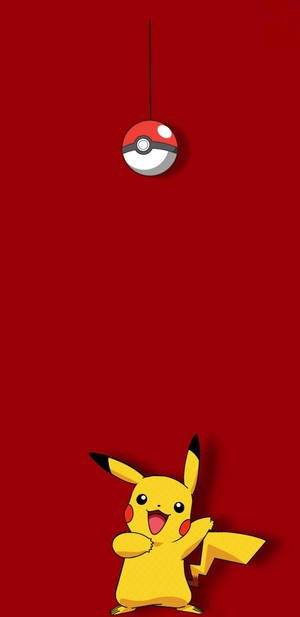 Samsung Galaxy S20 Pikachu And Poké Ball Wallpaper