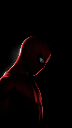 Samsung Galaxy S20 Spider Man Silhouette Wallpaper