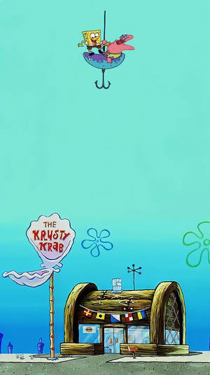 Samsung Galaxy S20 Spongebob And Patrick Wallpaper