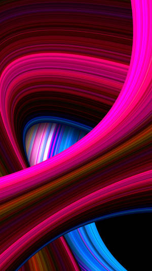 Samsung Galaxy S20 With Vibrant Waves Wallpaper Wallpaper